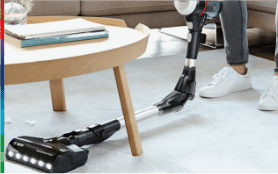 Bosch flexible vacuum getting under coffee table. 